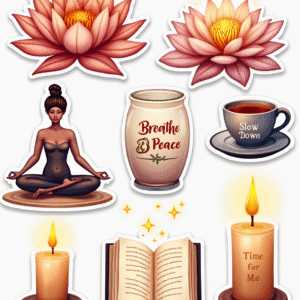 Self-Love & Motivation - Sticker Sheet v9